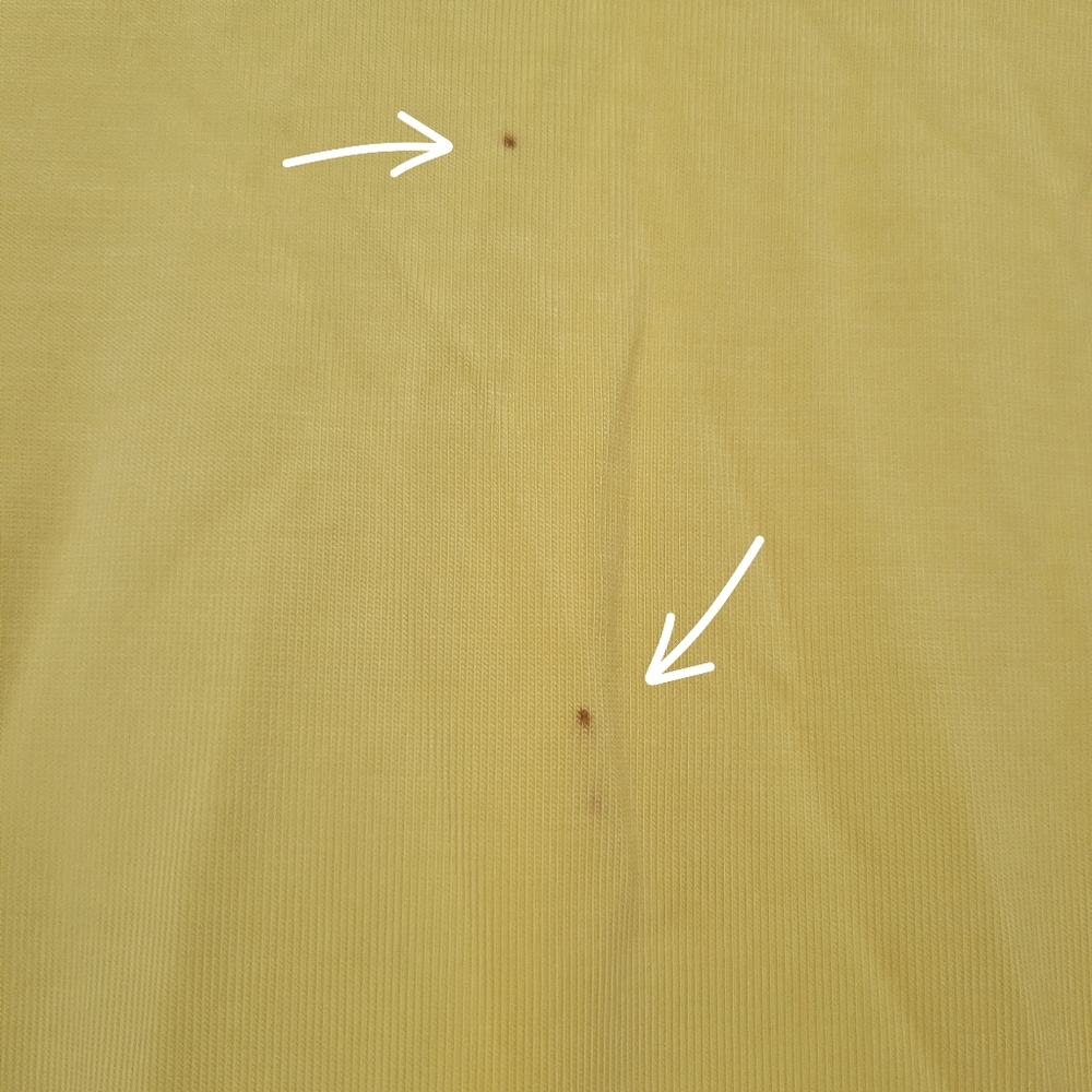 Sleeveless Thong Yellow Draped V-Neck Bodysuit - EVA MENDES - Picture 7 of 7